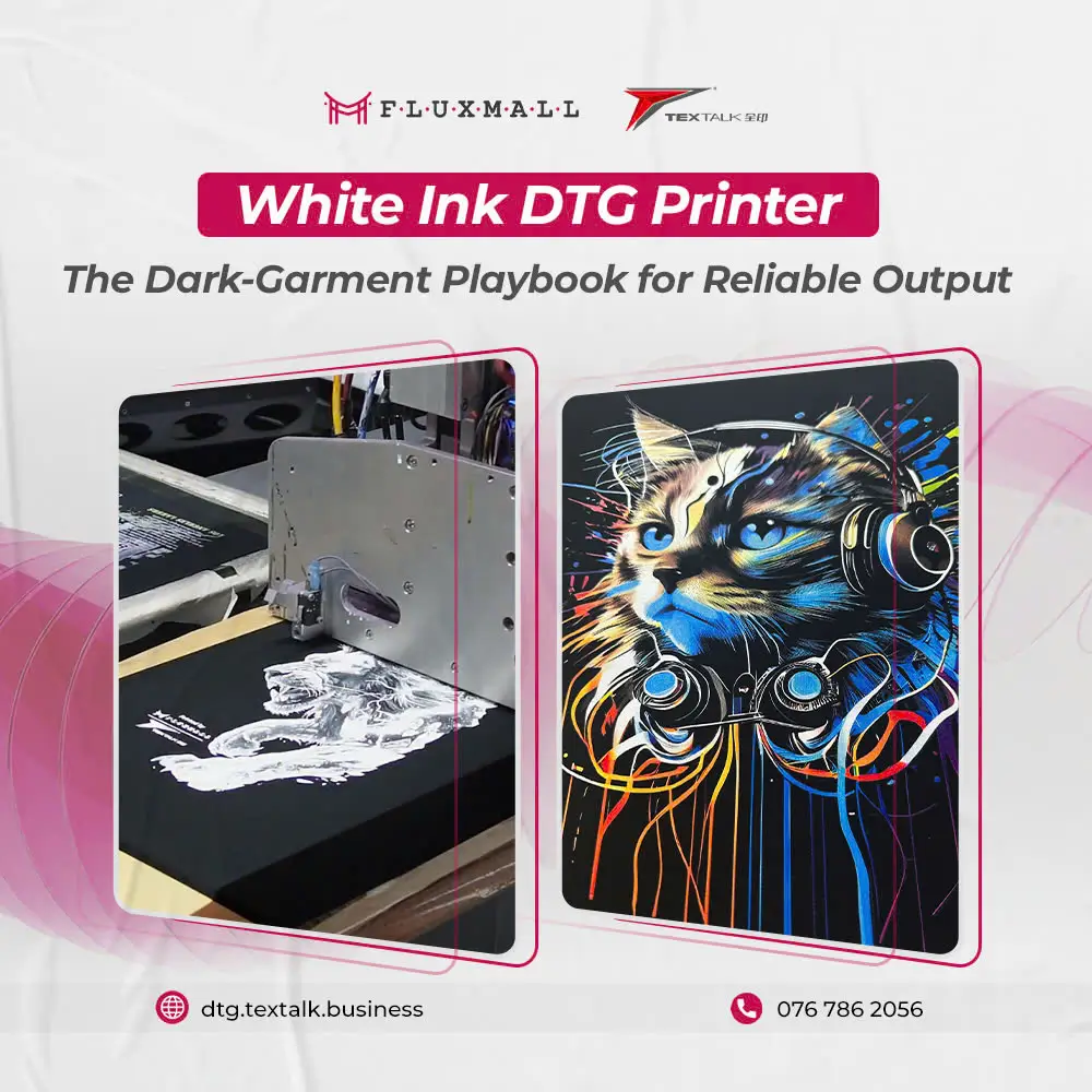 White Ink DTG Printer The Dark-Garment Playbook